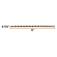 Broca SDS Plus 7/16 x 12' - BS-7/16X12 / 11271 Broca SDS Plus 7/16 x 12' - BS-7/16X12 / 11271