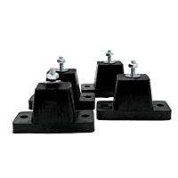 Base de Caucho Antivibración, Condensadora kit 4 pzs - BSCDAA005