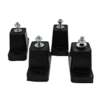 Base de Caucho Antivibración, Condensadora kit 4 pzs - BSCDAA005