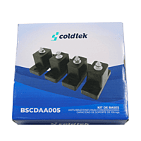 Base de Caucho Antivibración, Condensadora kit 4 pzs - BSCDAA005