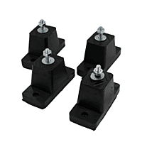 Base de Caucho Antivibración, Condensadora kit 4 pzs - BSCDAA005