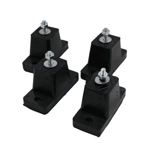 Base de Caucho Antivibración, Condensadora kit 4 pzs - BSCDAA005
