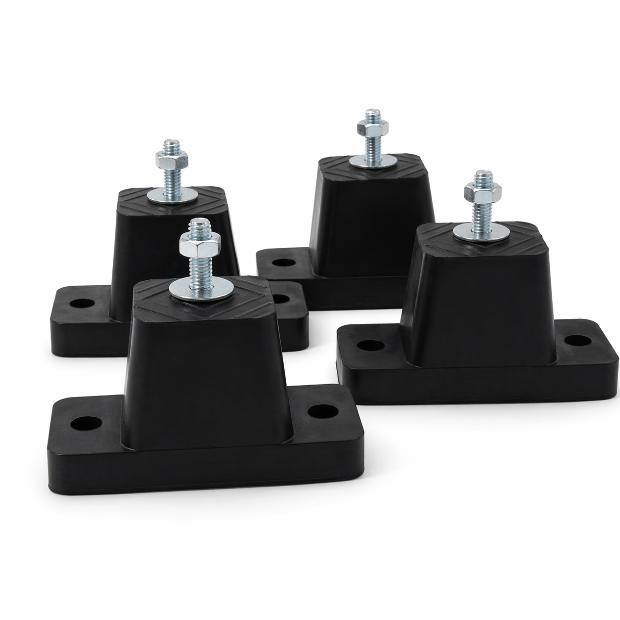 Base de Caucho Antivibración, Condensadora kit 4 pzs - BSCDAA005