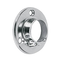 Brida cromada para tubo redondo de closet - BTR-3 / 48975