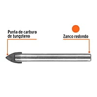 Broca para vidrio y azulejo, 1/2' - BVI-1/2 / 11705 Broca para vidrio y azulejo, 1/2' - BVI-1/2 / 11705