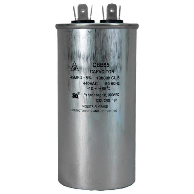 Capacitor De Trabajo Redondo Mfd Vac C R