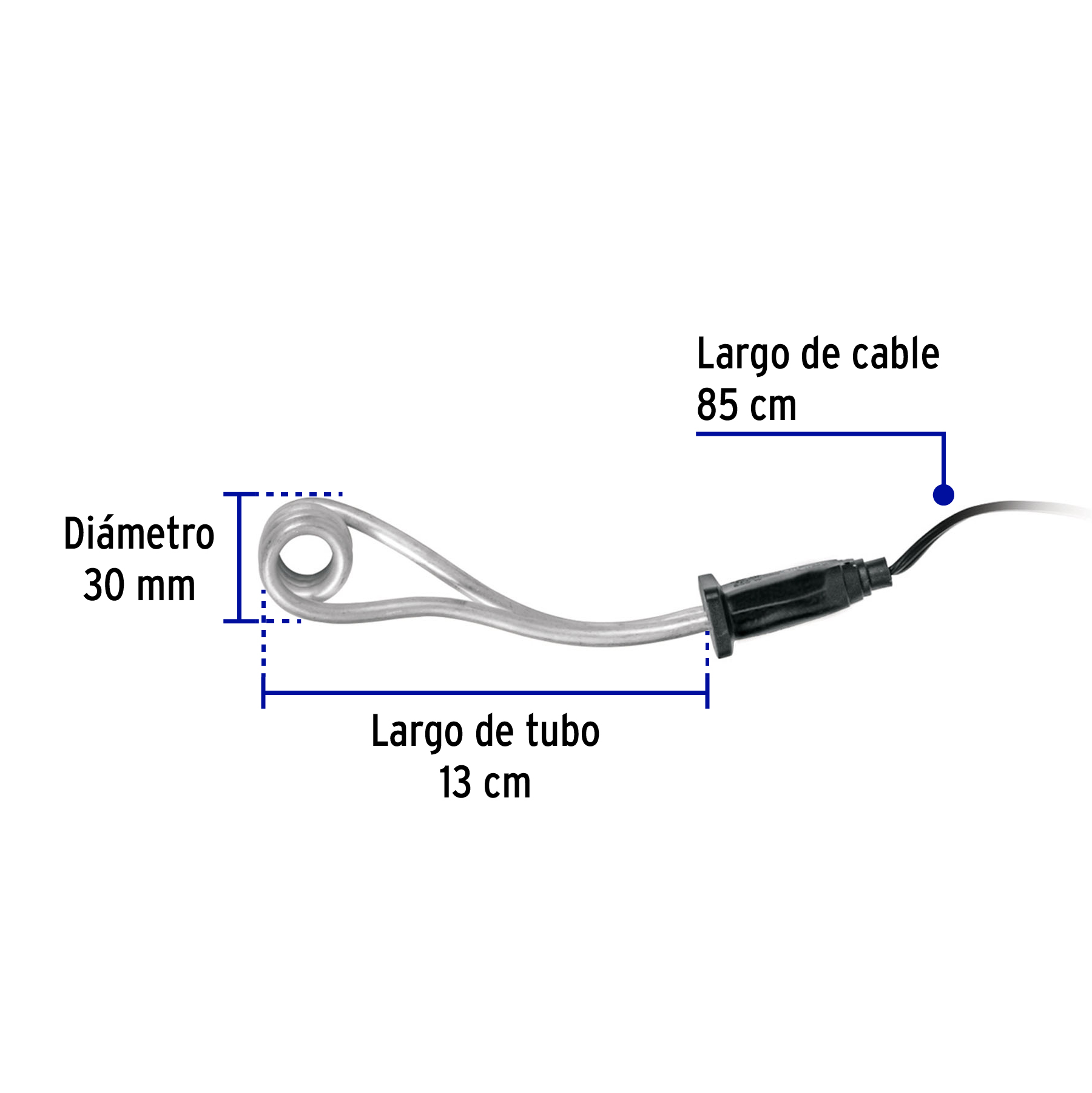 Calentador de inmersión para agua #2, 500W, 10 L Volteck - CAGU-2 / 46304