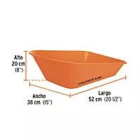 Carretilla tubular para niños, 88x41 cm - CAR-KID-T / 10440