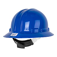 Casco de seguridad, ala ancha, azul - CAS-ZX / 10570 Casco de seguridad, ala ancha, azul - CAS-ZX / 10570