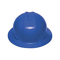 Casco de seguridad, ala ancha, azul - CAS-ZX / 10570 Casco de seguridad, ala ancha, azul - CAS-ZX / 10570