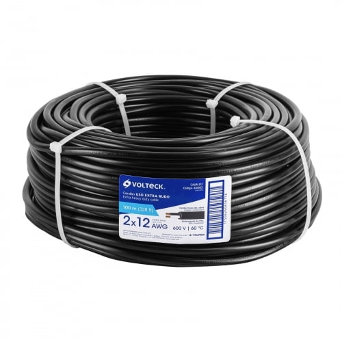 Cable Uso Rudo 2 Lineas Cal 12 40003 - Caur-212 Cable Uso Rudo 2 Lineas Cal 12 40003 - Caur-212