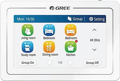 Controlador Centralizado, Tipo Tablet 7", Touch Screen, Control Grupal Hasta 128 Unidades - CE54-24/F(C)