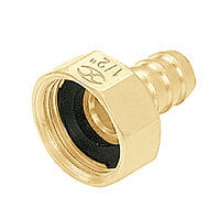 Conector sencillo 1/2', hembra, de latón maquinado - CF-1/2B / 12700 Conector sencillo 1/2', hembra, de latón maquinado - CF-1/2B / 12700
