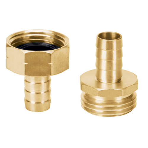 Conectores macho y hembra 1/2', de latón, 12704 - CFM-1/2B Conectores macho y hembra 1/2', de latón, 12704 - CFM-1/2B