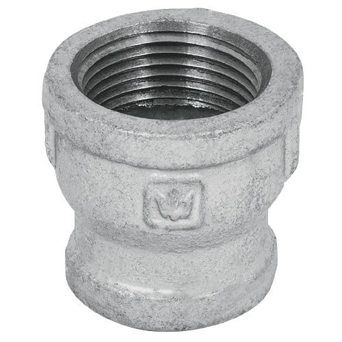 Reducción campana, acero galvanizado, 1' x 3/4' - CG-292 / 47507 Reducción campana, acero galvanizado, 1' x 3/4' - CG-292 / 47507