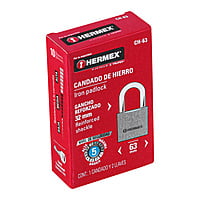 Candado de hierro, 63mm, gancho corto, caja - CH-63 / 43801 Candado de hierro, 63mm, gancho corto, caja - CH-63 / 43801