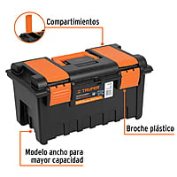 Caja para herramienta de 19' con compartimentos - CHA-19NC / 11143 Caja para herramienta de 19' con compartimentos - CHA-19NC / 11143