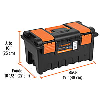 Caja para herramienta de 19' con compartimentos - CHA-19NC / 11143 Caja para herramienta de 19' con compartimentos - CHA-19NC / 11143