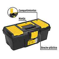 Caja plástica 13' con compartimentos, Pretul - CHP-13CP / 20602 Caja plástica 13' con compartimentos, Pretul - CHP-13CP / 20602