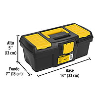 Caja plástica 13' con compartimentos, Pretul - CHP-13CP / 20602 Caja plástica 13' con compartimentos, Pretul - CHP-13CP / 20602
