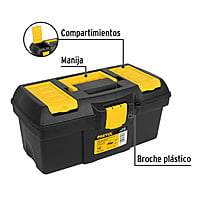 Caja plástica 16' con compartimentos, Pretul - CHP-16CP / 20603 Caja plástica 16' con compartimentos, Pretul - CHP-16CP / 20603