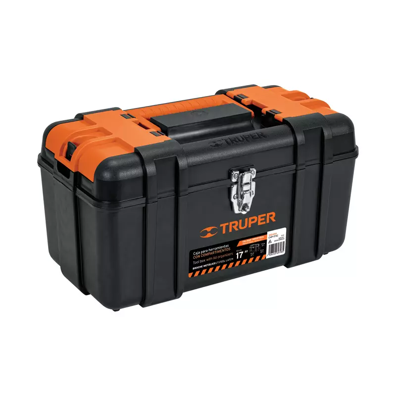 Caja para herramienta 17' c/compartimentos,broches metálicos, 102434 - CHP-17XC Caja para herramienta 17' c/compartimentos,broches metálicos, 102434 - CHP-17XC