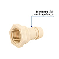 Adaptador inserción rosca interior, 1x1' - CM-603 / 48582 Adaptador inserción rosca interior, 1x1' - CM-603 / 48582