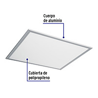 Panel delgado colgante de LE 45 W 60 x 60 cm luz de día - 48549 - COL-400L Panel delgado colgante de LE 45 W 60 x 60 cm luz de día - 48549 - COL-400L