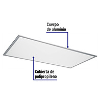 Panel delgado colgante de LED 65 W 60 x 120 cm luz de día - 48551 - COL-402L - Caja con 1 Pieza – Master 2