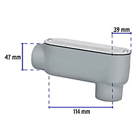 Condulet 1' conexión tipo LB, Volteck - COLET-1-LB / 46972 Condulet 1' conexión tipo LB, Volteck - COLET-1-LB / 46972