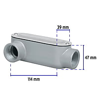 Condulet 1' conexión tipo LR, Volteck - COLET-1-LR / 46975 Condulet 1' conexión tipo LR, Volteck - COLET-1-LR / 46975