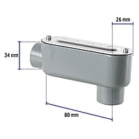 Condulet 3/4' conexión tipo LB, Volteck - COLET-3/4-LB / 46971 Condulet 3/4' conexión tipo LB, Volteck - COLET-3/4-LB / 46971