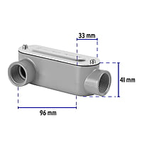 Condulet 3/4' conexión tipo LR, Volteck - COLET-3/4-LR / 46974 Condulet 3/4' conexión tipo LR, Volteck - COLET-3/4-LR / 46974