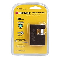 Candado antipalanca, 50mm, cuerpo de hierro, Hermex Basic - COR-50HP / 22515 Candado antipalanca, 50mm, cuerpo de hierro, Hermex Basic - COR-50HP / 22515