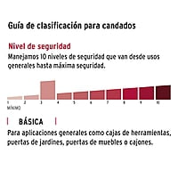 Candado antipalanca, 60mm, cuerpo de hierro, Hermex Basic - COR-60HP / 22516 Candado antipalanca, 60mm, cuerpo de hierro, Hermex Basic - COR-60HP / 22516