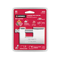 Candado antipalanca, 80mm, blindado, llave tetra - COR-80X / 43373