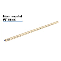 Tubo de 3 m de CPVC de 1/2' hidráulico RD 13.5, Hidroflow - CPVC-001 / 45042 Tubo de 3 m de CPVC de 1/2' hidráulico RD 13.5, Hidroflow - CPVC-001 / 45042