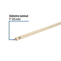 Tubo de 3 m de CPVC de 1' hidráulico RD 13.5, Hidroflow - CPVC-003 / 45044 Tubo de 3 m de CPVC de 1' hidráulico RD 13.5, Hidroflow - CPVC-003 / 45044
