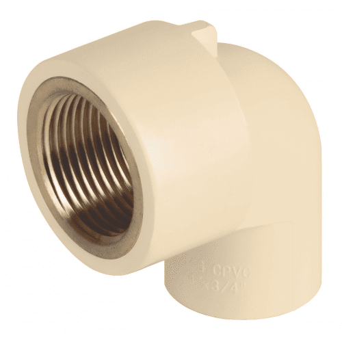 Codo 90° CPVC inserto latón 3/4' - CPVC-502 / 48910 Codo 90° CPVC inserto latón 3/4' - CPVC-502 / 48910