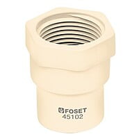 Conector hembra de CPVC 1/2' - CPVC-601 / 45101 Conector hembra de CPVC 1/2' - CPVC-601 / 45101