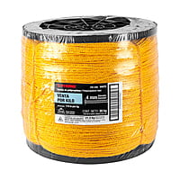 Kilo de cuerda amarilla de polipropileno 4 mm, rollo 20 kg - CUE-04 / 44472 Kilo de cuerda amarilla de polipropileno 4 mm, rollo 20 kg - CUE-04 / 44472