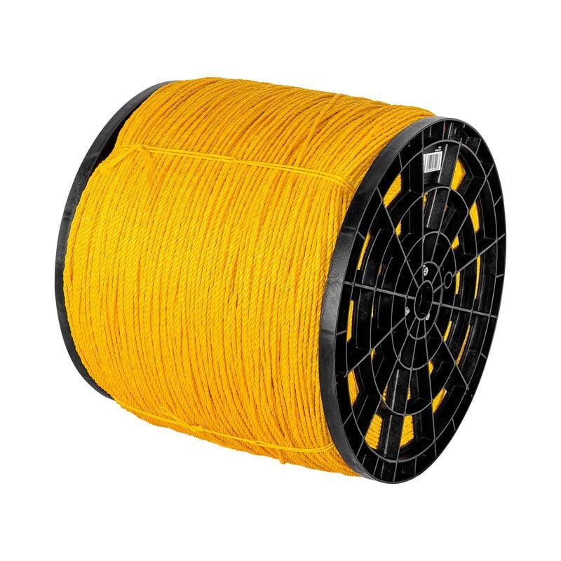 Kilo de cuerda amarilla de polipropileno 4 mm, rollo 20 kg - CUE-04 / 44472 Kilo de cuerda amarilla de polipropileno 4 mm, rollo 20 kg - CUE-04 / 44472