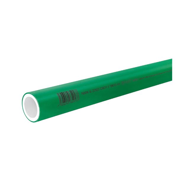 Tubo de 63mm (2') PPR hidráulico, 4m, 5.4kg, FOSET-CV-006 / 45446