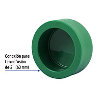 Tapon de PPR, 2', 63mm - CV-366 / 45458 Tapon de PPR, 2', 63mm - CV-366 / 45458