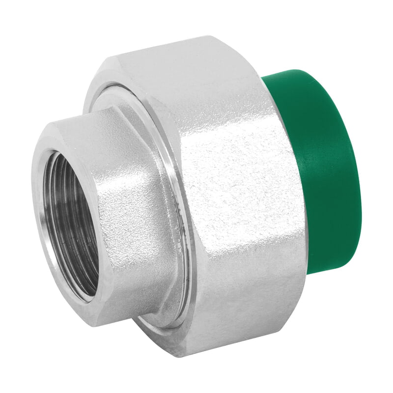Tuerca unión mixta de PPR, 25mmx3/4' - CV-982 / 49817 Tuerca unión mixta de PPR, 25mmx3/4' - CV-982 / 49817