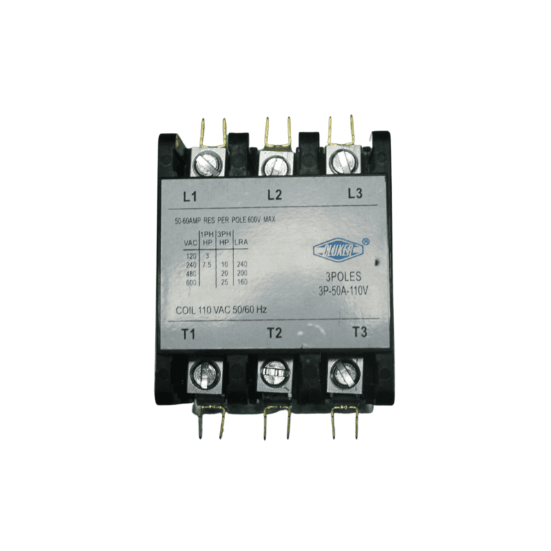 Contactor 3 Polos, 50 Amps, Bobina 110Vac, 50/60Hz, Cluxer - Cxc3P50A110 Contactor 3 Polos, 50 Amps, Bobina 110Vac, 50/60Hz, Cluxer - Cxc3P50A110