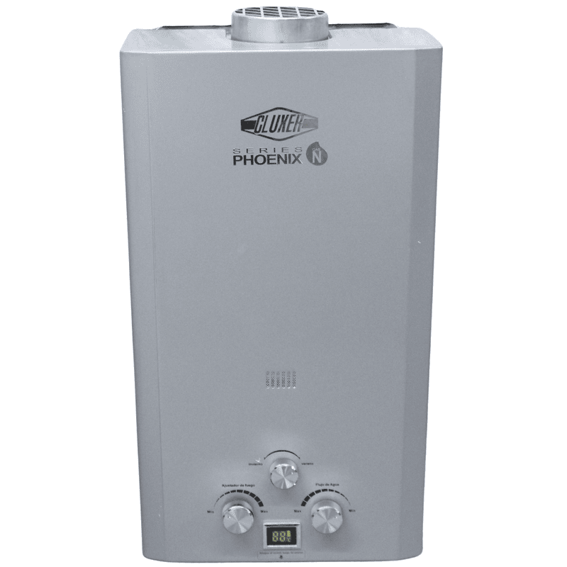 Boiler de Paso 12 litros CLUXER, Gas LP, Series Phoenix - CXCPGLP12L