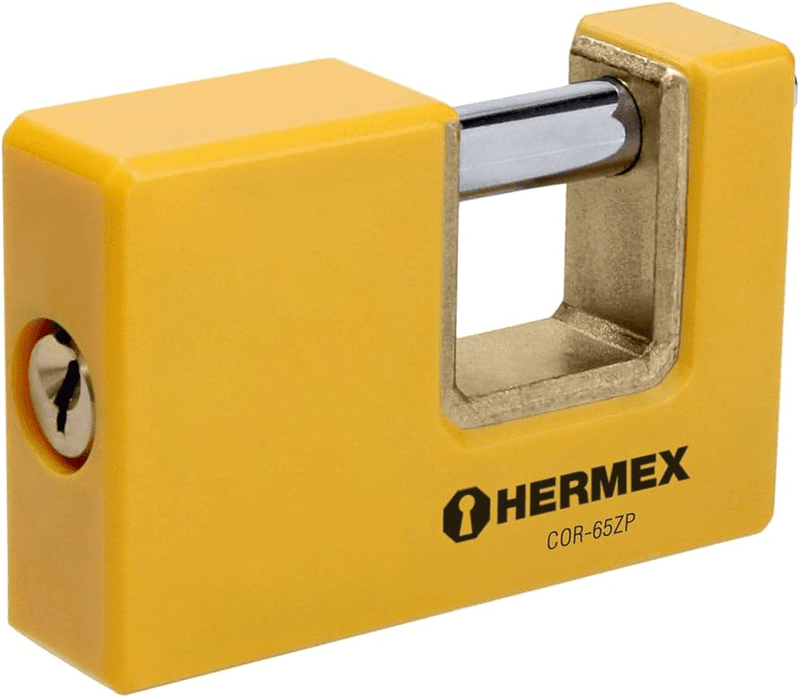 Candado antipalanca, 65mm, cuerpo metálico, Hermex Basic - COR-65ZP / 22514