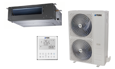 Set Minisplit YORK Fan & Coil Inverter 1 Ton. 220/1/60 21 SEER Frio/Calor - YEKE12BZTMCMOWX Set Minisplit YORK Fan & Coil Inverter 1 Ton. 220/1/60 21 SEER Frio/Calor - YEKE12BZTMCMOWX