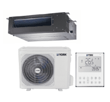 Set Fan & Coil YORK Inverter 55MBH 220/1/60 15 SEER Solo Frio - YEJE55BZTMCMOWX Set Fan & Coil YORK Inverter 55MBH 220/1/60 15 SEER Solo Frio - YEJE55BZTMCMOWX